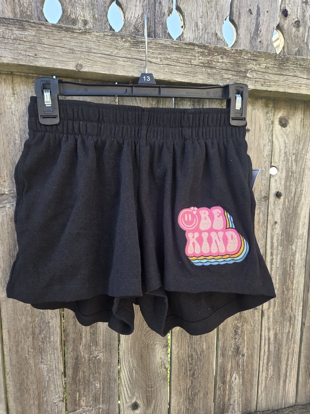 Women’s Black 'Be Kind' Casual Shorts